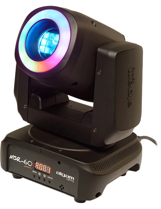 Cabeza Móvil Spot Led de 60W con anillo LED