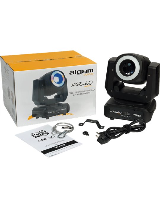 Cabeza Móvil Spot Led de 60W con anillo LED