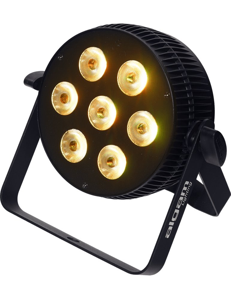 Foco proyector LED 7x10W 6-en-1 RGBWAU slim