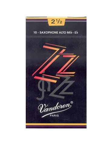 Caja 10 Cañas Saxo Alto Vandoren ZZ 2½ caja negra