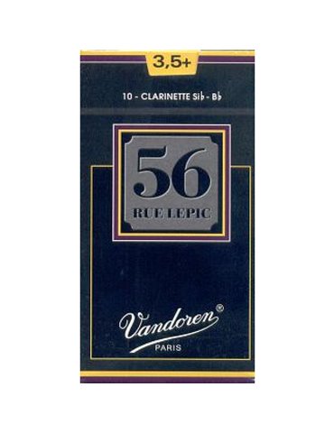 Caja 10 Cañas Clarinete Vandoren 56 rue Lepic 3½+