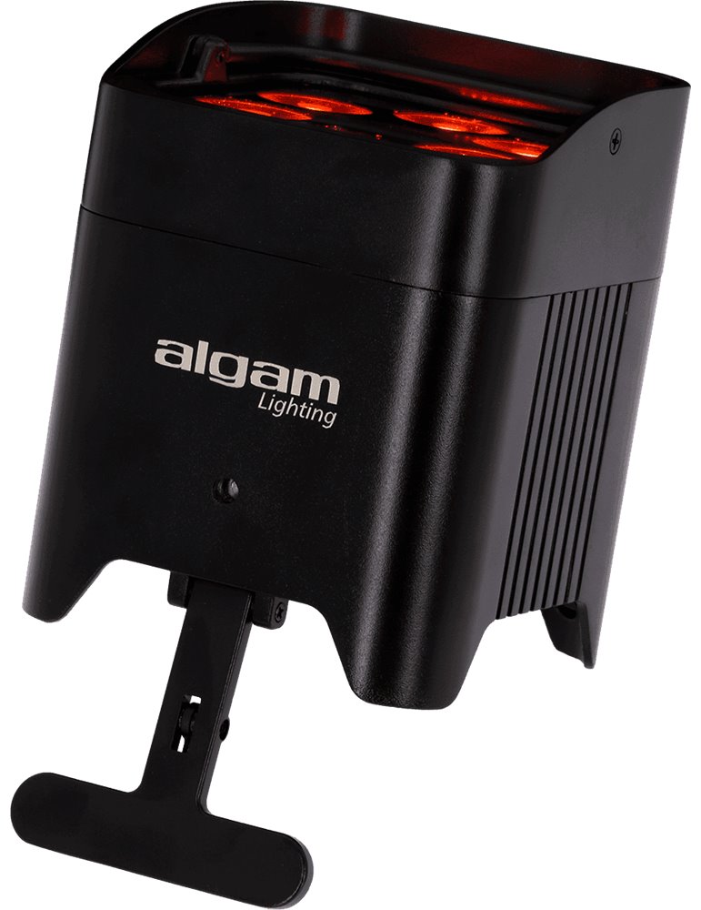 Foco PAR LED 6x12W  RGBWA+UV, IP65 con batería y W-DMX