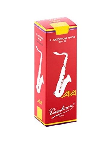 Caja 5 Cañas Saxo Tenor Vandoren Java 3½ caja roja