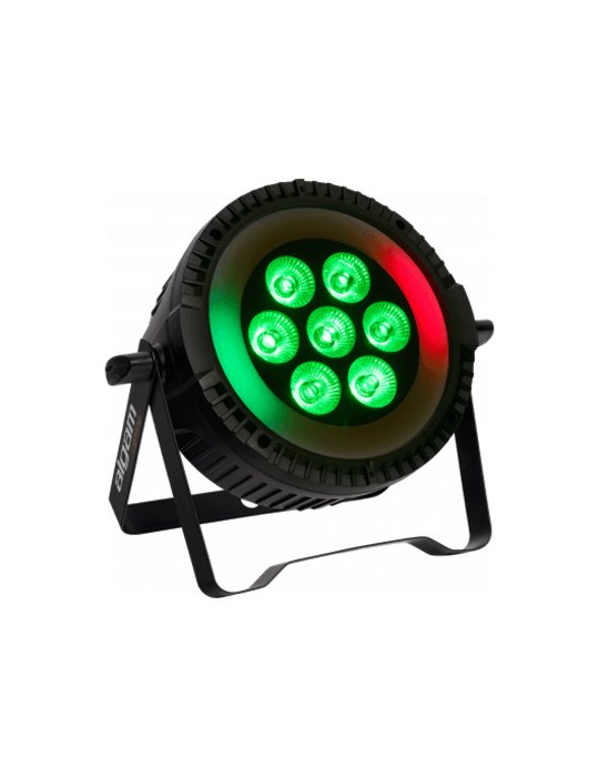 PAR LED 7X6W RGBW + ANILLO LED