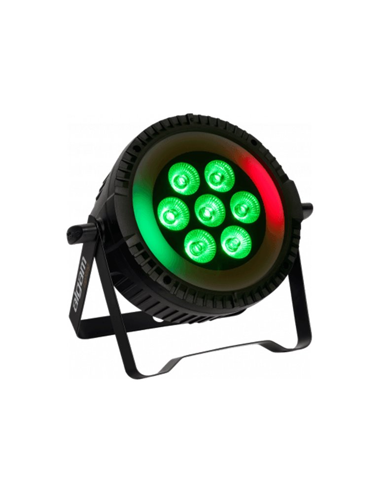PAR LED 7X6W RGBW + ANILLO LED