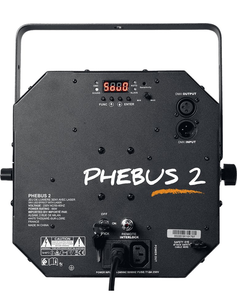 Proyector Led Laser combo 3 en 1 - derby, estroboscópio y láser