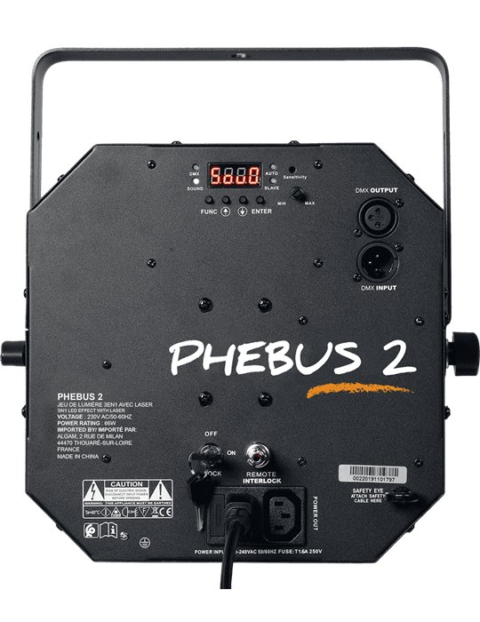 Proyector Led Laser combo 3 en 1 - derby, estroboscópio y láser