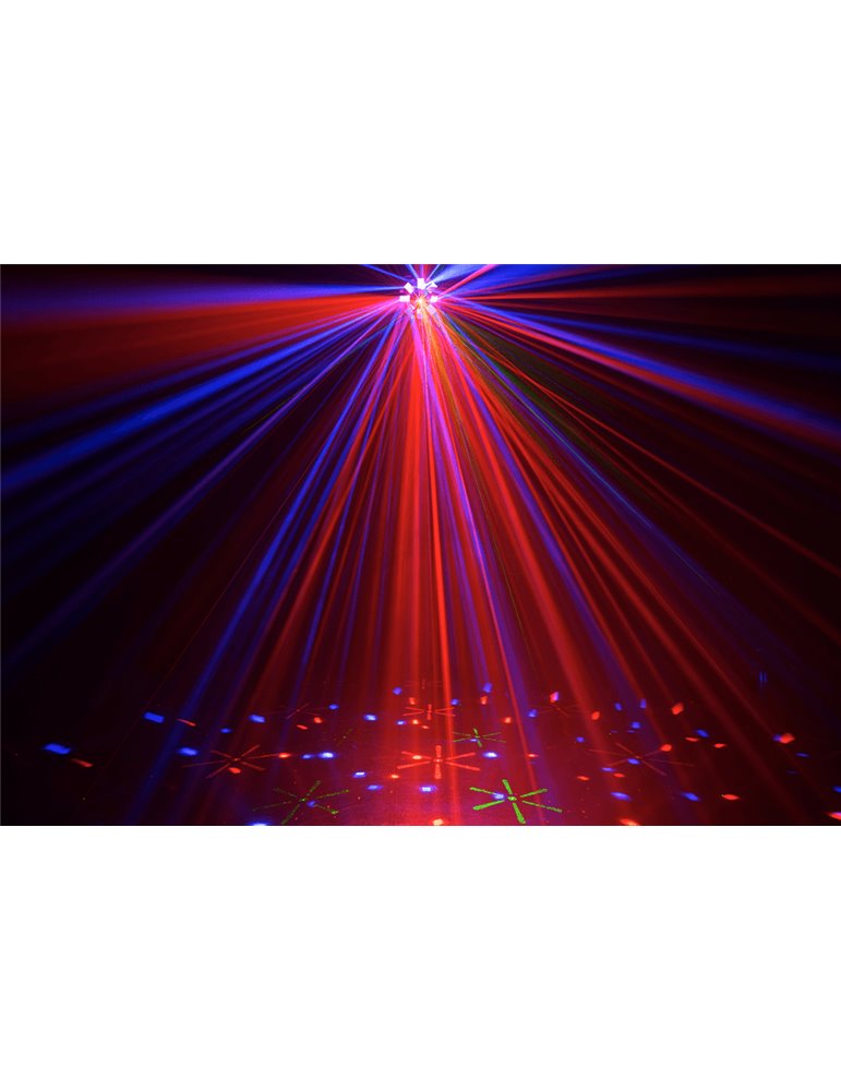 Proyector Led Laser combo 3 en 1 - derby, estroboscópio y láser
