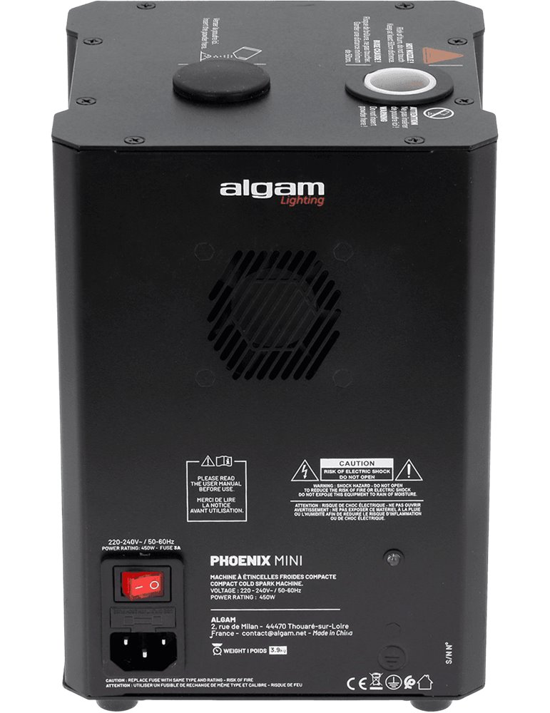 Máquina compacta de chispa fría - 450W