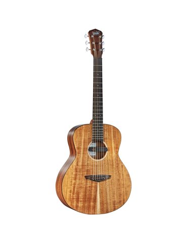 Guitarra Mini Camper Koa Acústica Electrificada Veelah MC-KOA-E