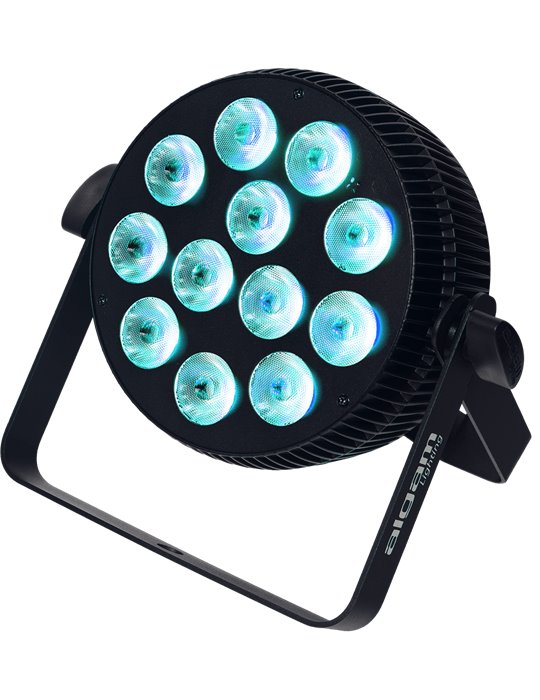 Foco proyector LED 12x10W 4-en-1 RGBW slim