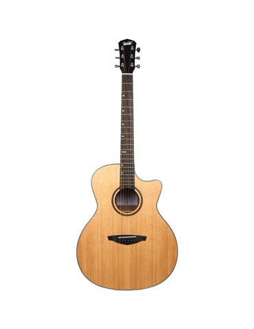 Guitarra Acústica Veelah VGACSM Tapa Abeto Cutaway