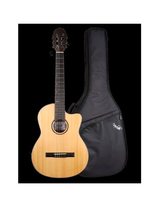 Guitarra Clásica Veelah CCTSN Cutaway