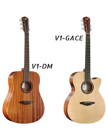 Pack 2 Guitarras Acusticas Veelah V1-DM + V1-GACE 15%