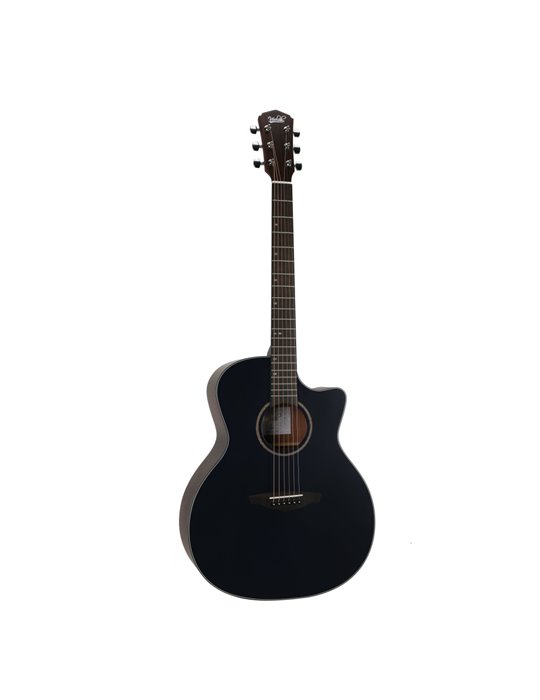Guitarra Acústica Veelah VGACSM-E BLK Negra Electrificada Cutaway