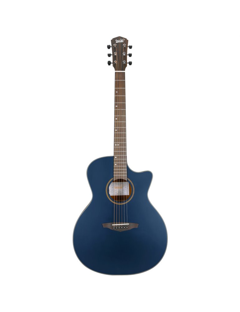 Guitarra Acústica Veelah VGACSM-E NVY Navy Electrificada Cutaway