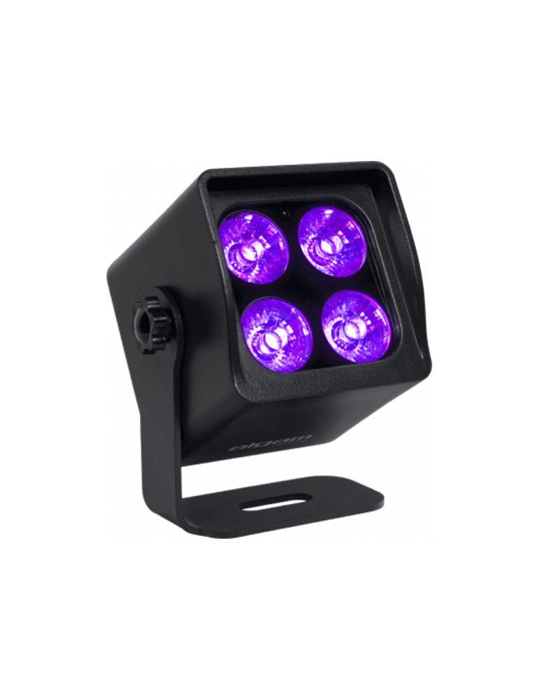 Foco PAR LED 4x4W  RGB IP65 con batería y W-DMX