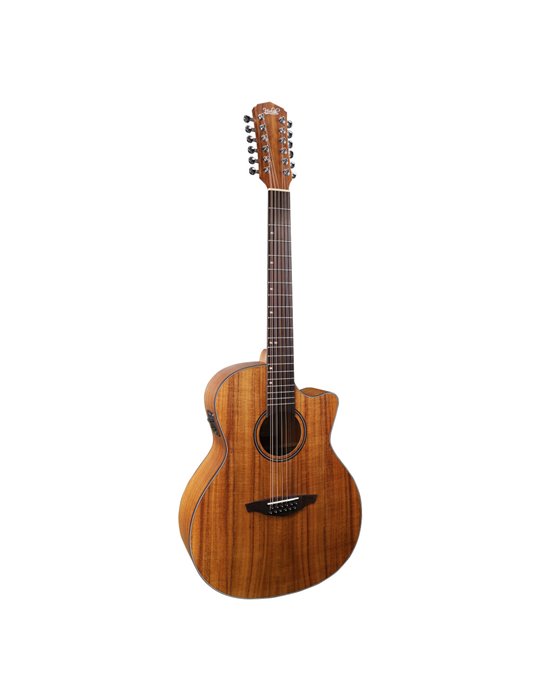 Guitarra Acústica Veelah VGACE-Koa Cutaway Electrificada 12 cuerdas