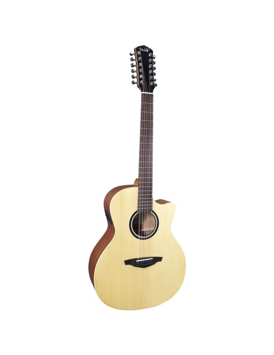 Guitarra Acústica Veelah V1-GACE Cutaway Electrificada 12 cuerdas