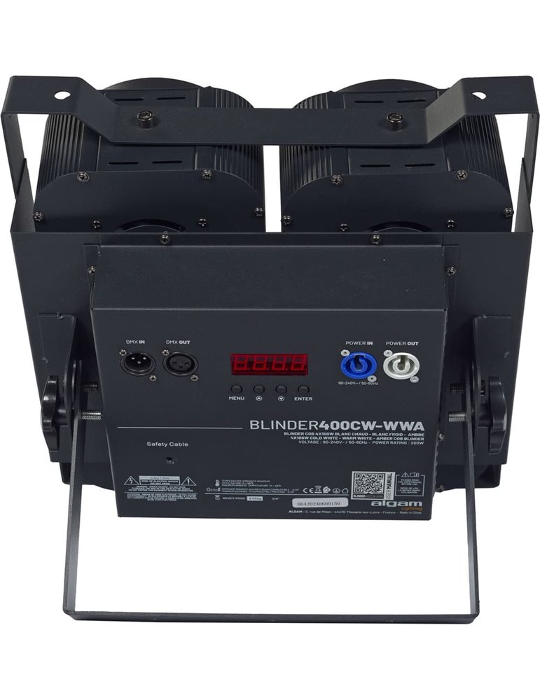 Blinder COB 4x 100W blanco frío/blanco cálido/ámbar