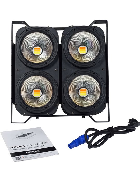Blinder COB 4x 100W blanco frío/blanco cálido/ámbar