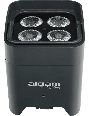 Foco PAR LED 4x12W  RGB IP65 con batería y W-DMX
