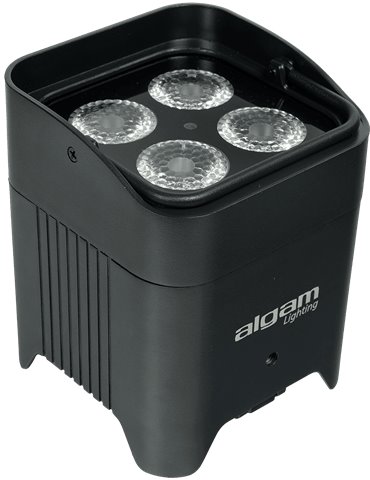 Foco PAR LED 4x12W  RGB IP65 con batería y W-DMX 2
