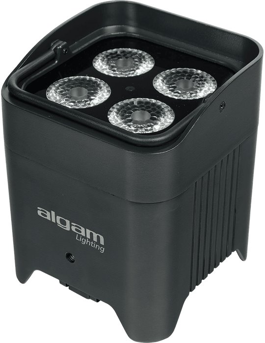 Foco PAR LED 4x12W  RGB IP65 con batería y W-DMX