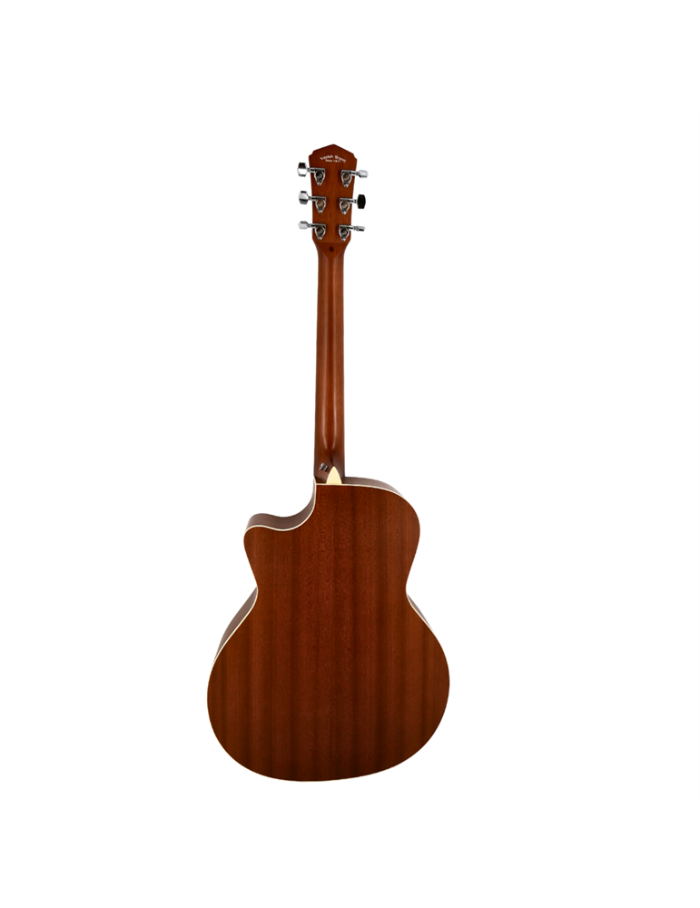 Guitarra Acústica Veelah VGACSM-SBK Satin Black, Cutaway