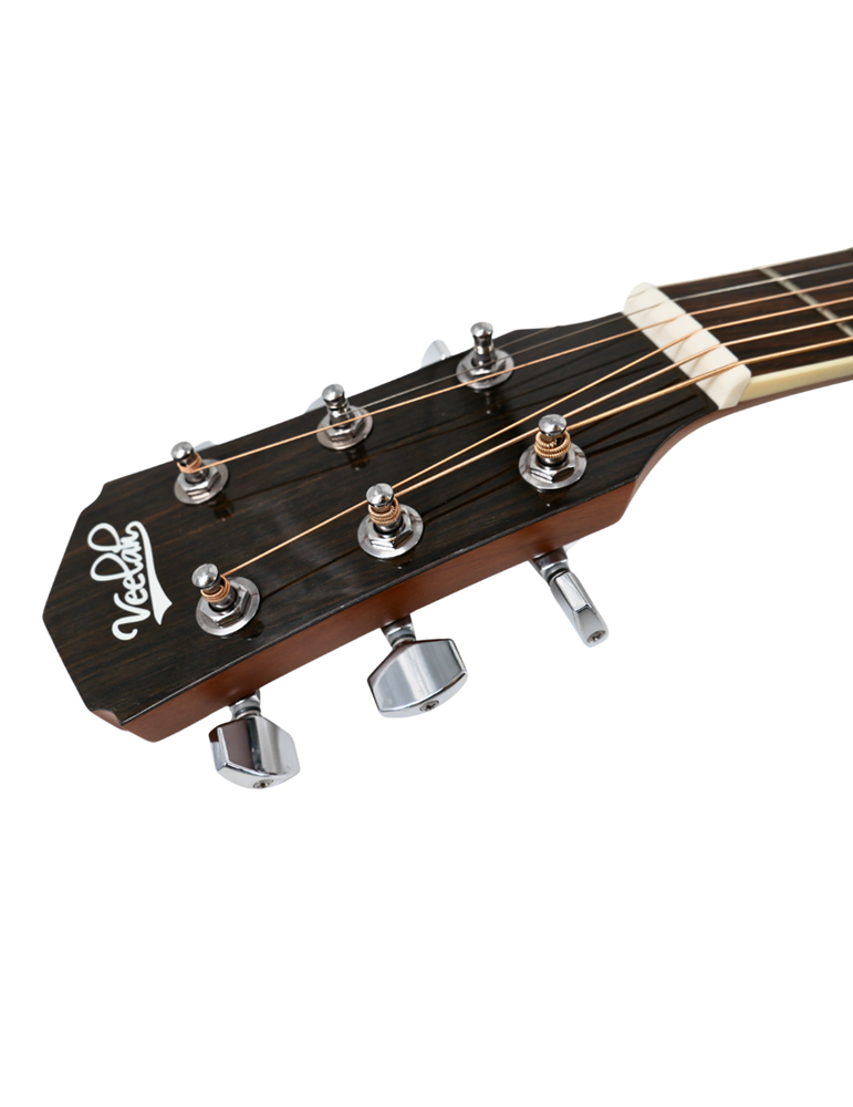 Guitarra Acústica Veelah VGACSM-SBK Satin Black, Cutaway