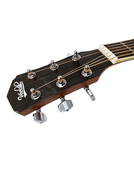 Guitarra Acústica Veelah VGACSM-SBK Satin Black, Cutaway
