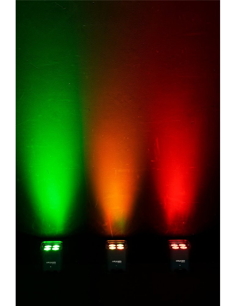 Foco PAR LED 4x12W  RGB IP65 con batería y W-DMX