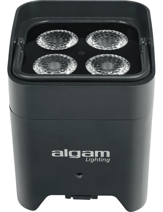 Foco PAR LED 4x12W  RGB IP65 con batería y W-DMX