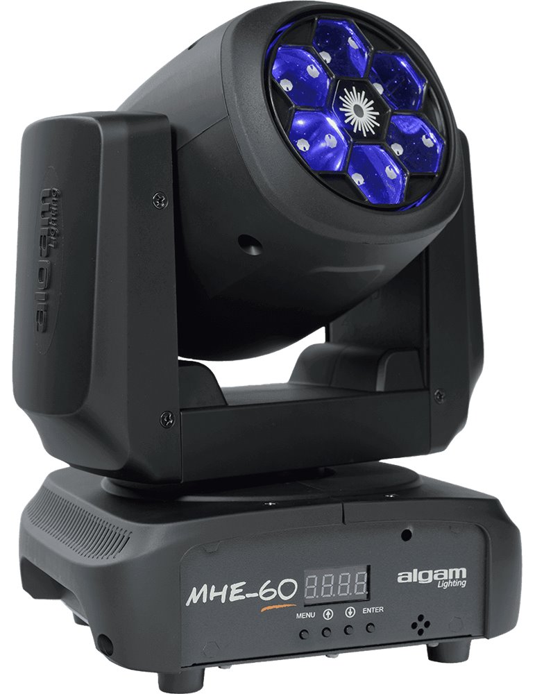 Luz LED WASH 6 x 15W RGBW + láser verde 200mw