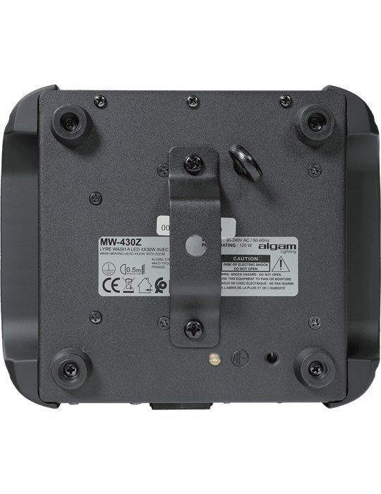 Luz LED WASH 4 x 30W RGBW con Zoom