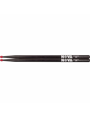 Baqueta Vic Firth Nova N5ANB Negra Punta Nylon