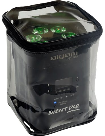 FUNDA IMPERMEABLE TRANSPARENTE PARA "PAR LED"