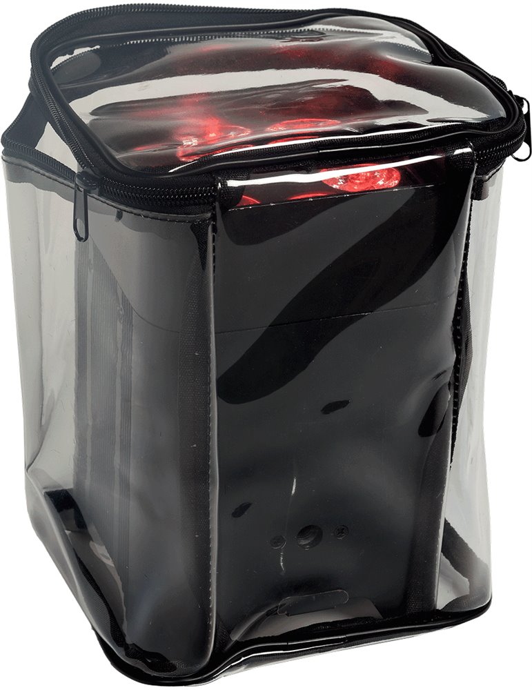 FUNDA IMPERMEABLE TRANSPARENTE PARA "PAR LED"