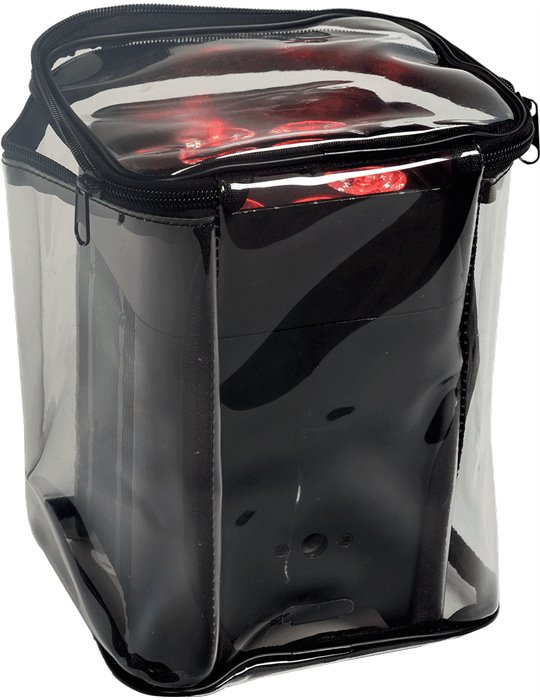 FUNDA IMPERMEABLE TRANSPARENTE PARA "PAR LED"