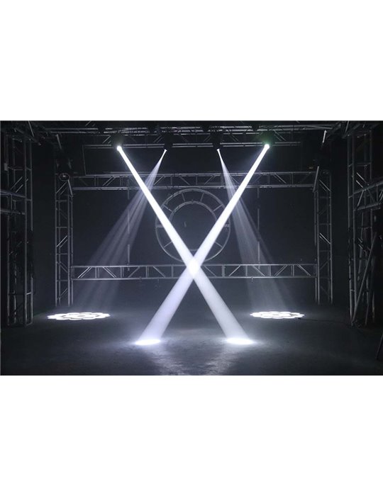 LED blanco de 80 W (efectos de color, arco iris y estroboscópico)