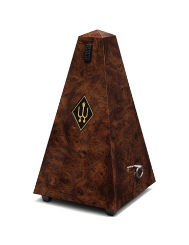 Metrónomo Wittner 845001 Designer Series Decorado Raiz de Nogal