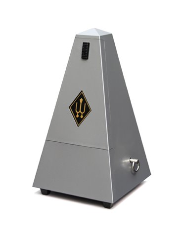 Metrónomo Wittner 845202 Designer Series Decorado Plateado Claro