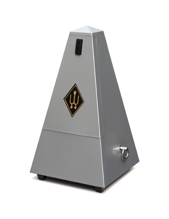 Metrónomo Wittner 845202 Designer Series Decorado Plateado Claro