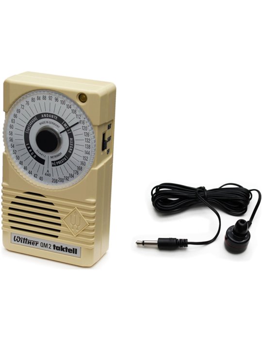 Metrónomo Wittner Quartz QM-2 861121 Marfil