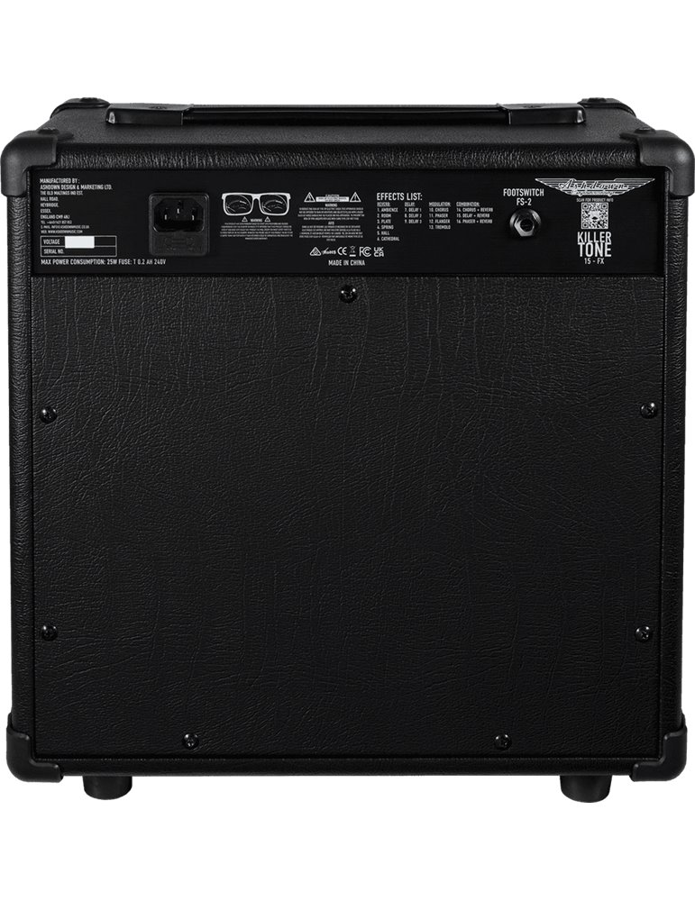 AMPLIFICADOR GUITARRA COMBO  ASHDOWN KILLER TONE EFX 1x10" 15W 