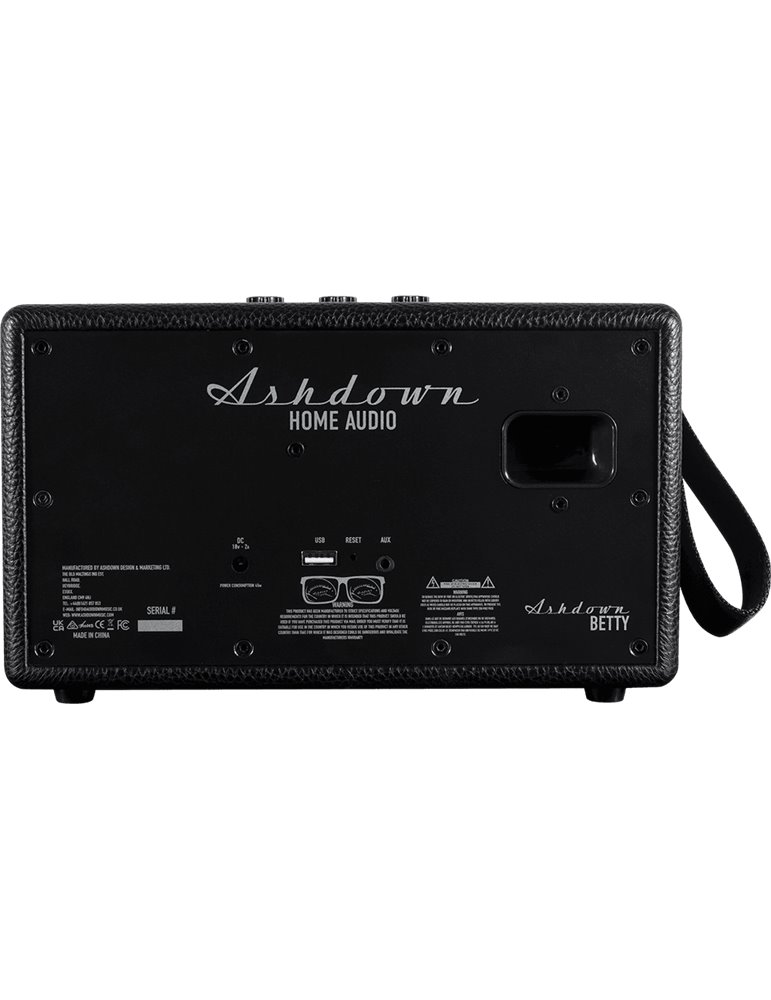 ALTAVOZ BLUETOOTH ASHDOWN 2 X 20W - NEGRO