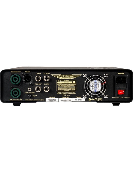 AMPLIFICADOR BAJO CABEZAL DE TRANSISTOR ASHDOWN RM EVO II - 500w