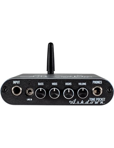 PREAMPLIFICADOR DE AURICULARES / INTERFAZ DE AUDIO CON BLUETHOOTH ASHDOWN TONE POCKET - NEGRO