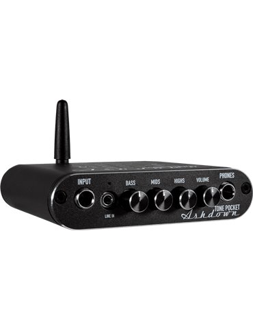 PREAMPLIFICADOR DE AURICULARES / INTERFAZ DE AUDIO CON BLUETHOOTH ASHDOWN TONE POCKET - NEGRO 2