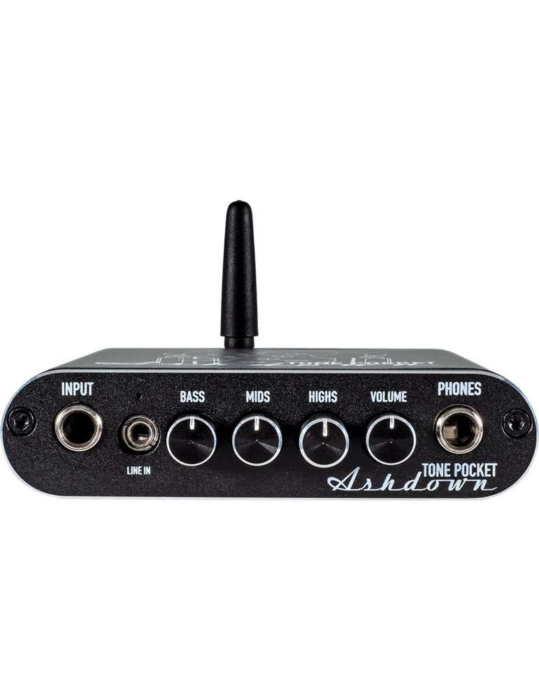 PREAMPLIFICADOR DE AURICULARES / INTERFAZ DE AUDIO CON BLUETHOOTH ASHDOWN TONE POCKET - NEGRO